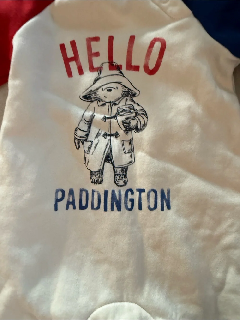 Gap Paddington Bear footie baby 6 months